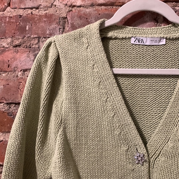 Zara Pastel Green Sweater - Picture 5 of 5